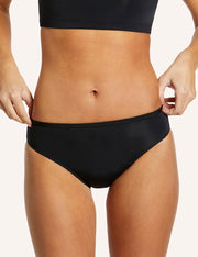Adult Period Swim Bikini Brief - Black