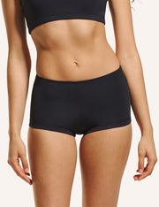 Teens Period Swim Boyleg - Black