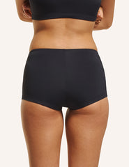 Teens Period Swim Boyleg - Black