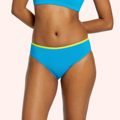 Tween/Teen Girls First Swim Bikini Brief - Azure Blue