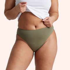 Period Swim Bikini Brief Adult - Khaki