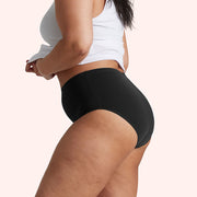 Period Full Swim Brief Adult  - Black