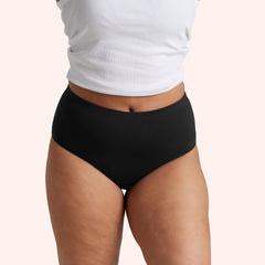 Period Full Swim Brief Adult  - Black