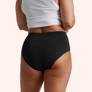 Period Full Swim Brief Adult  - Black