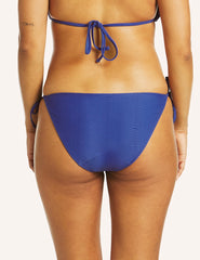 Swim Textured Period Hi Cut Brief - Electric Blue