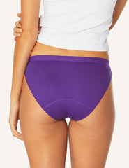 Teens Period Bikini Brief 2 Pack - Black & Sour Grape