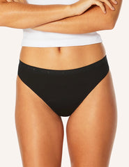 Teens Period Bikini Brief - Black Hearts