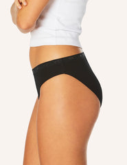 Teens Period Bikini Brief - Black Hearts