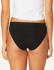 Teens Period Bikini Brief - Black Hearts