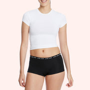 Teens First Period Shortie - Black