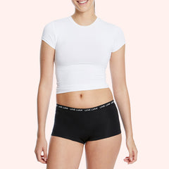 Teens First Period Shortie - Black