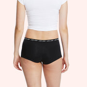 Teens First Period Shortie - Black