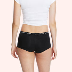 Teens First Period Shortie - Black