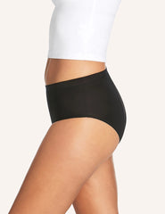 Period Bamboo Brief - Black