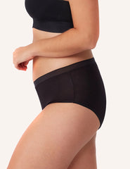 Period Bamboo Brief - Black