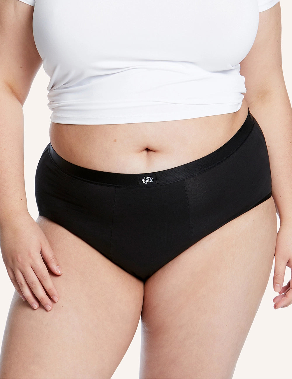 Plus Super Full Brief - Black – Love Luna