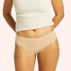 Side Seamfree Period Bikini Brief - Nude