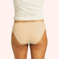 Side Seamfree Period Bikini Brief - Nude
