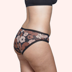 Period Cotton Bikini Brief - Dahlia