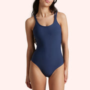 Period Swim One Piece Tween/Teens - French Navy