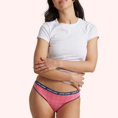 Teens First Period Bikini - Pink Gingham