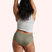 Period Midi Brief - Khaki