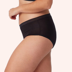 Period Bamboo Brief - Black